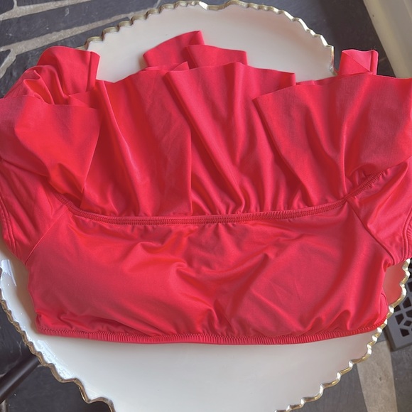 Trina Turk Monaco Ruffle Bandeau Top - Picture 4 of 5